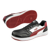 Puma Frontcourt Blk Wht Red Low 640200 Werkschoenen