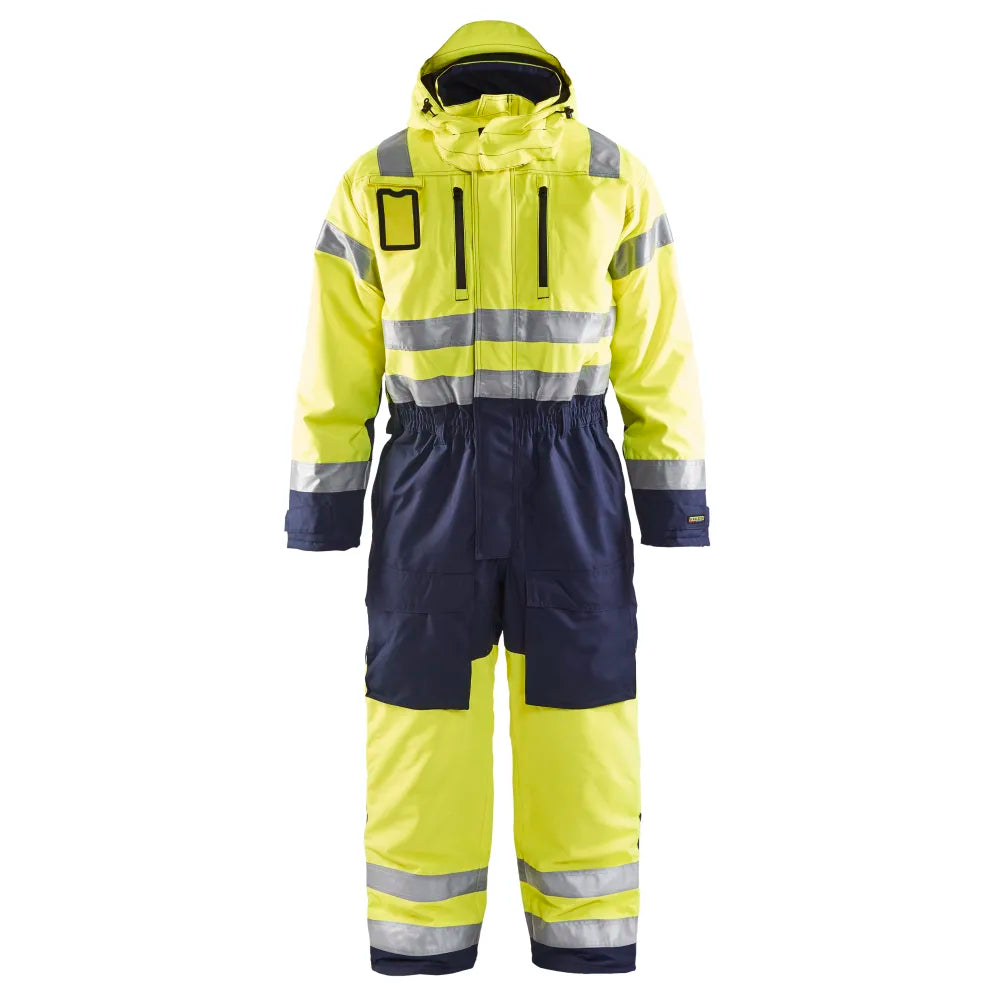 Blaklader 6763 1977 Winteroverall High Vis High Vis Geel Marineblauw