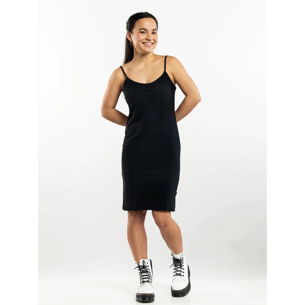 Chaud Devant Jurk Camomille Black Zwart