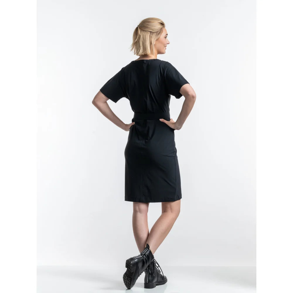 Chaud Devant Jurk Fennel Black Zwart
