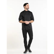Chaud Devant Koksbuis Bacio Black Short Sleeve Zwart