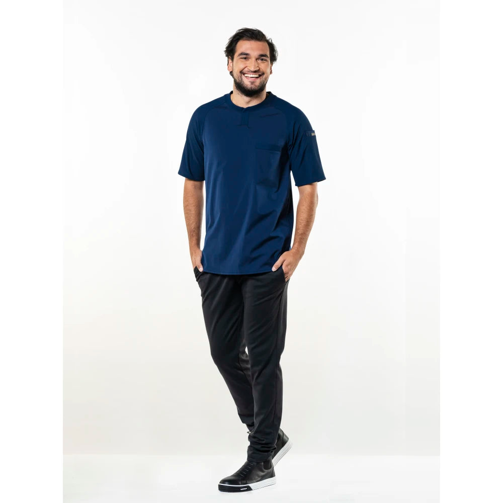 Chaud Devant Koksbuis T-Shirt Valente Fx Navy Stretch Donkerblauw