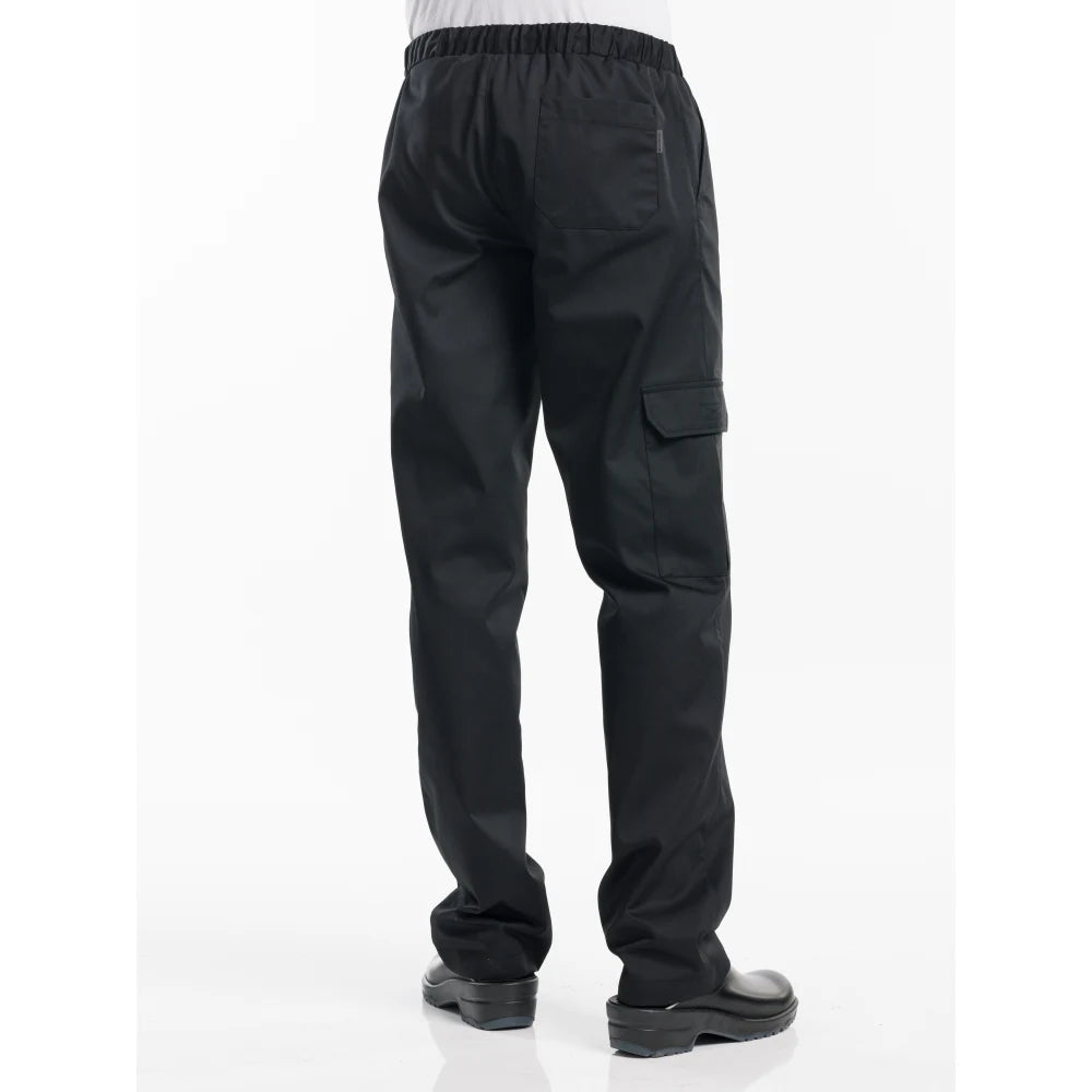 Chaud Devant Kokspantalon Baggy Black Zwart