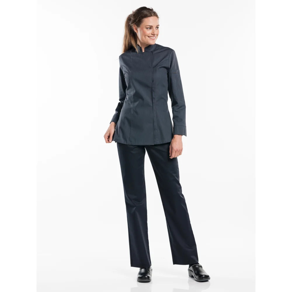 Chaud Devant Kokspantalon Lady Black Stretch Zwart