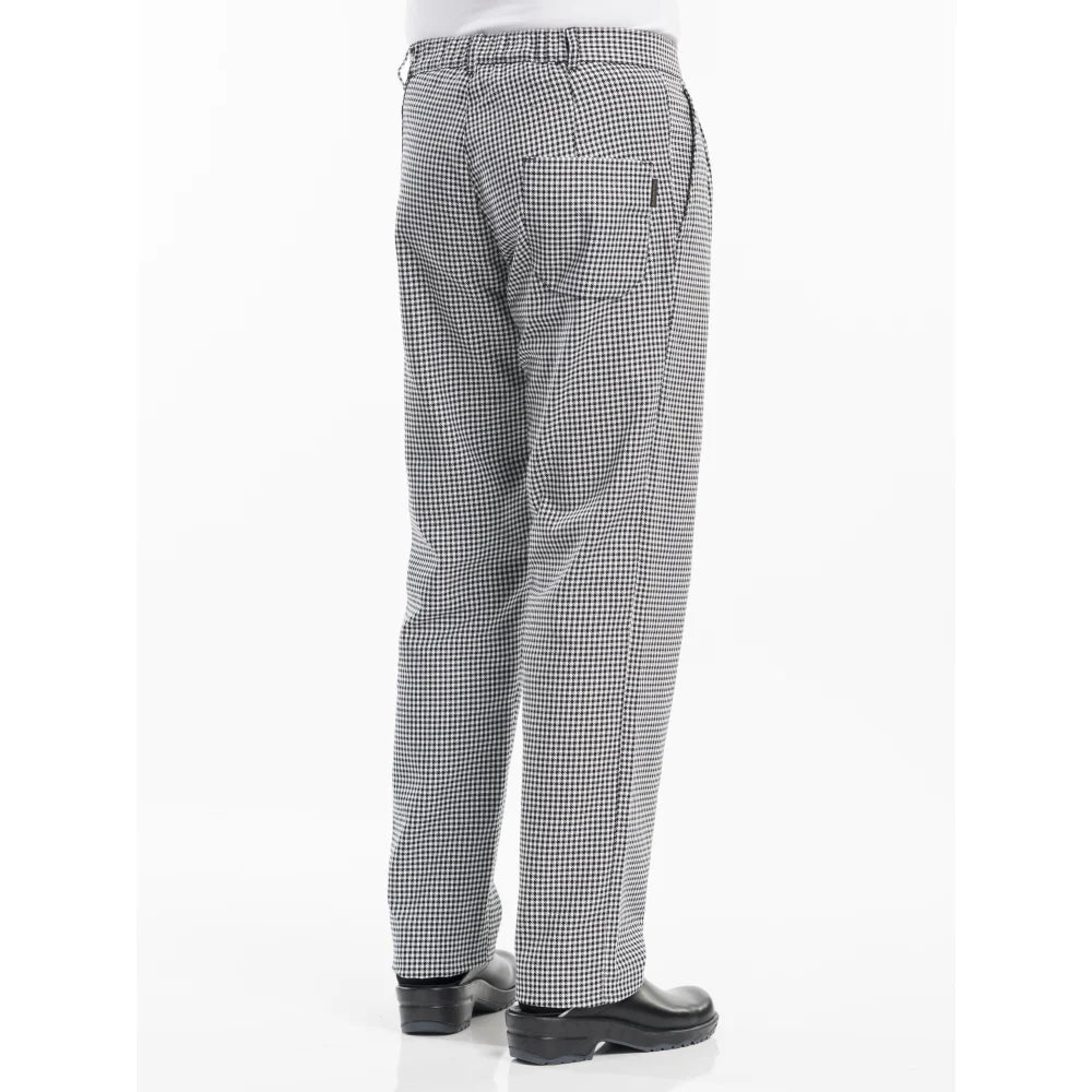 Chaud Devant Kokspantalon Pepita Black Zwart