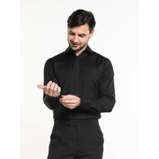 Chaud Devant Overhemd/Blouse Men Black Stretch Zwart