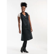 Chaud Devant Schort Barista Black Denim Zwart