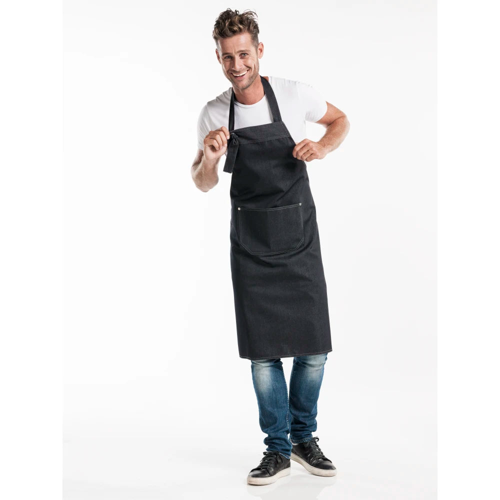 Chaud Devant Schort Black Denim Zwart
