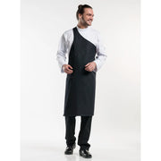 Chaud Devant Schort Butcher Black Denim Zwart