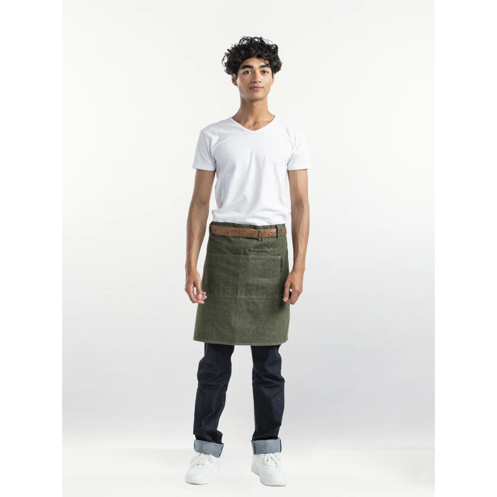 Chaud Devant Sloof Forene Green Denim Donkergroen