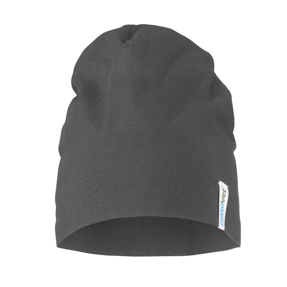 Cottover Beanie - GOTS Antraciet