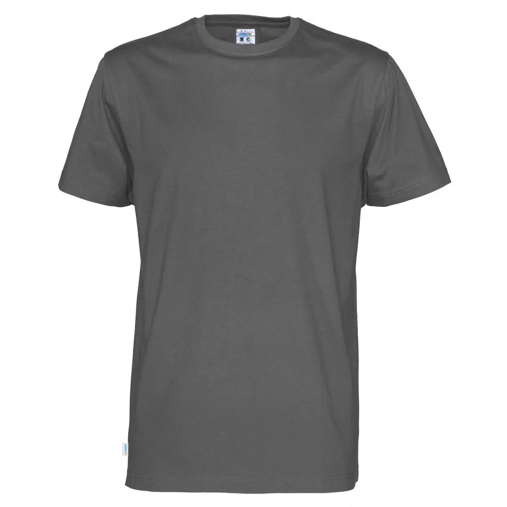 Cottover T-Shirt Man - GOTS Antraciet