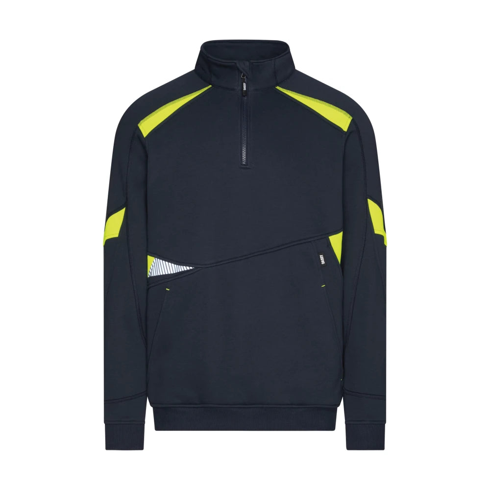Dassy Aratu Sweater 305 G/M² Nachtblauw Fluogeel