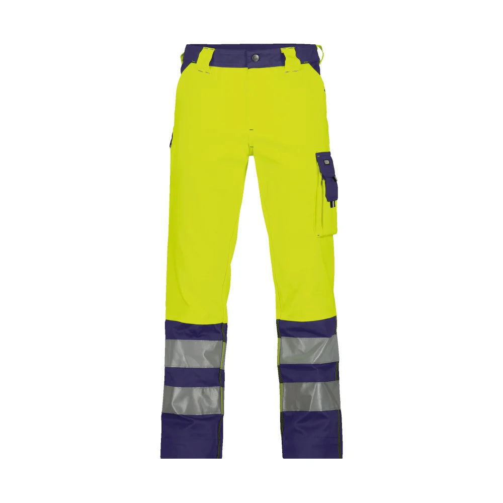 Dassy Lancaster Hogezichtbaarheidsbroek 290 G/M² Fluogeel Marineblauw