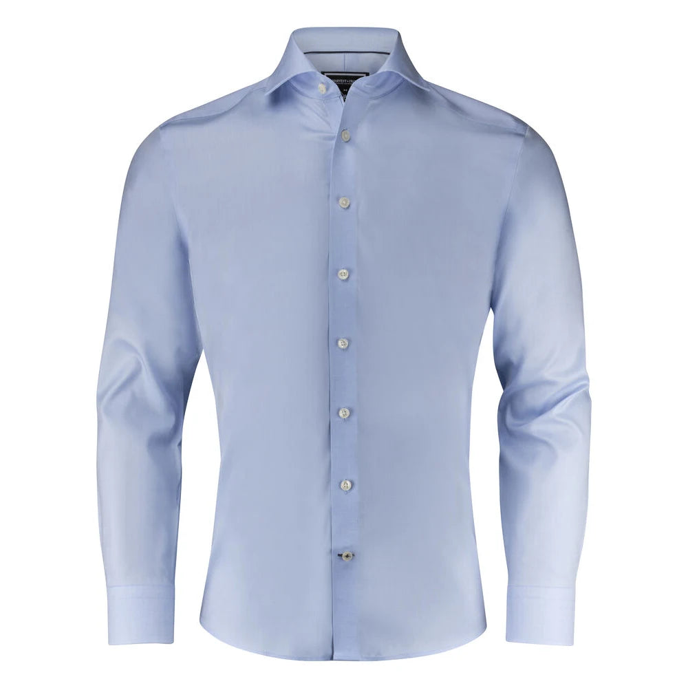 J.Harvest & Frost Black Bow 60 Hemd Slim Fit Heren Hemelsblauw