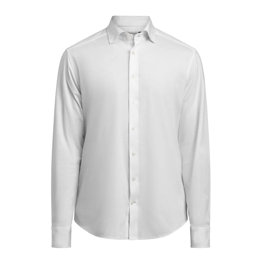 J.Harvest & Frost Indigo Bow 132 Hemd Regular Fit Heren Wit