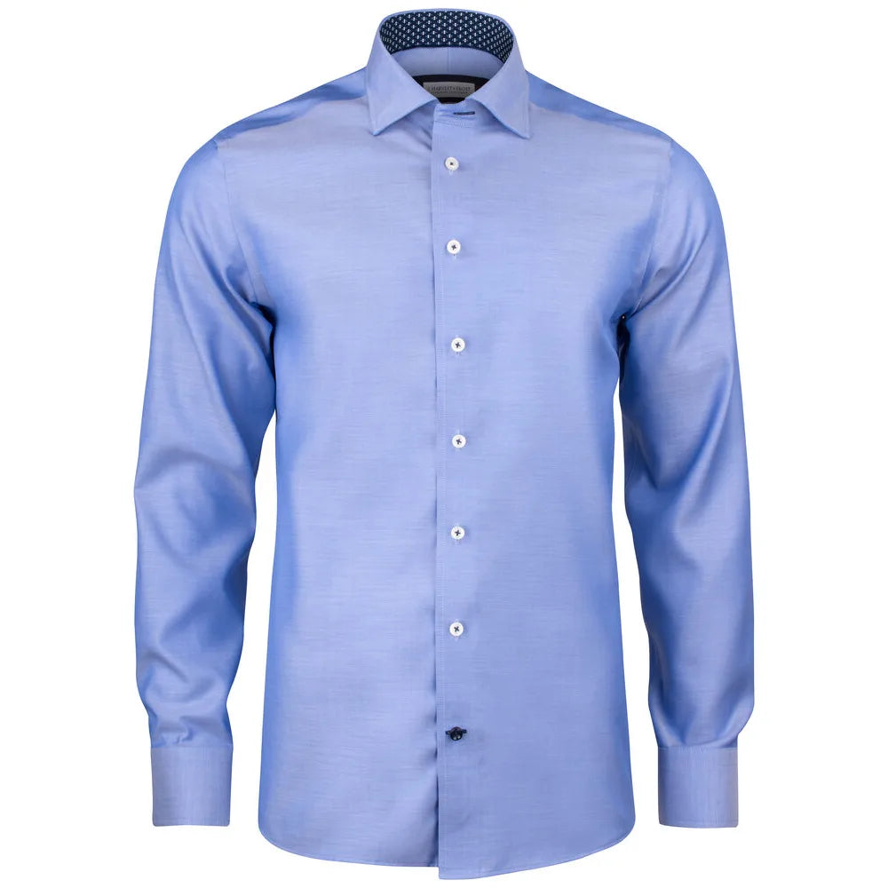 J.Harvest & Frost Red Bow 122 Hemd Slim Fit Heren Blauw