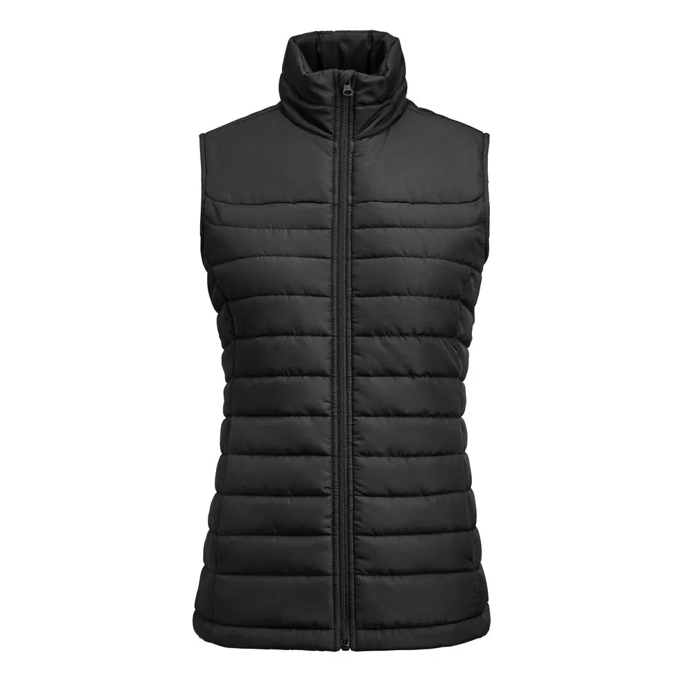James Harvest Arches Vest Bodywarmer Dames Zwart