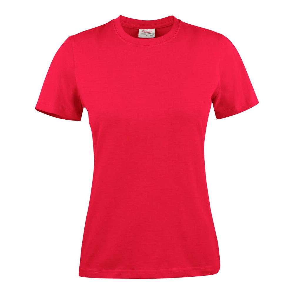 Printer Heavier Pro T-Shirt Dames Rood