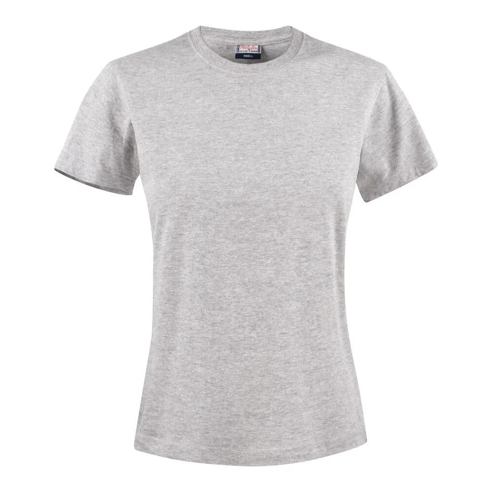 Printer Light T-Shirt Dames Grijs Mêlée