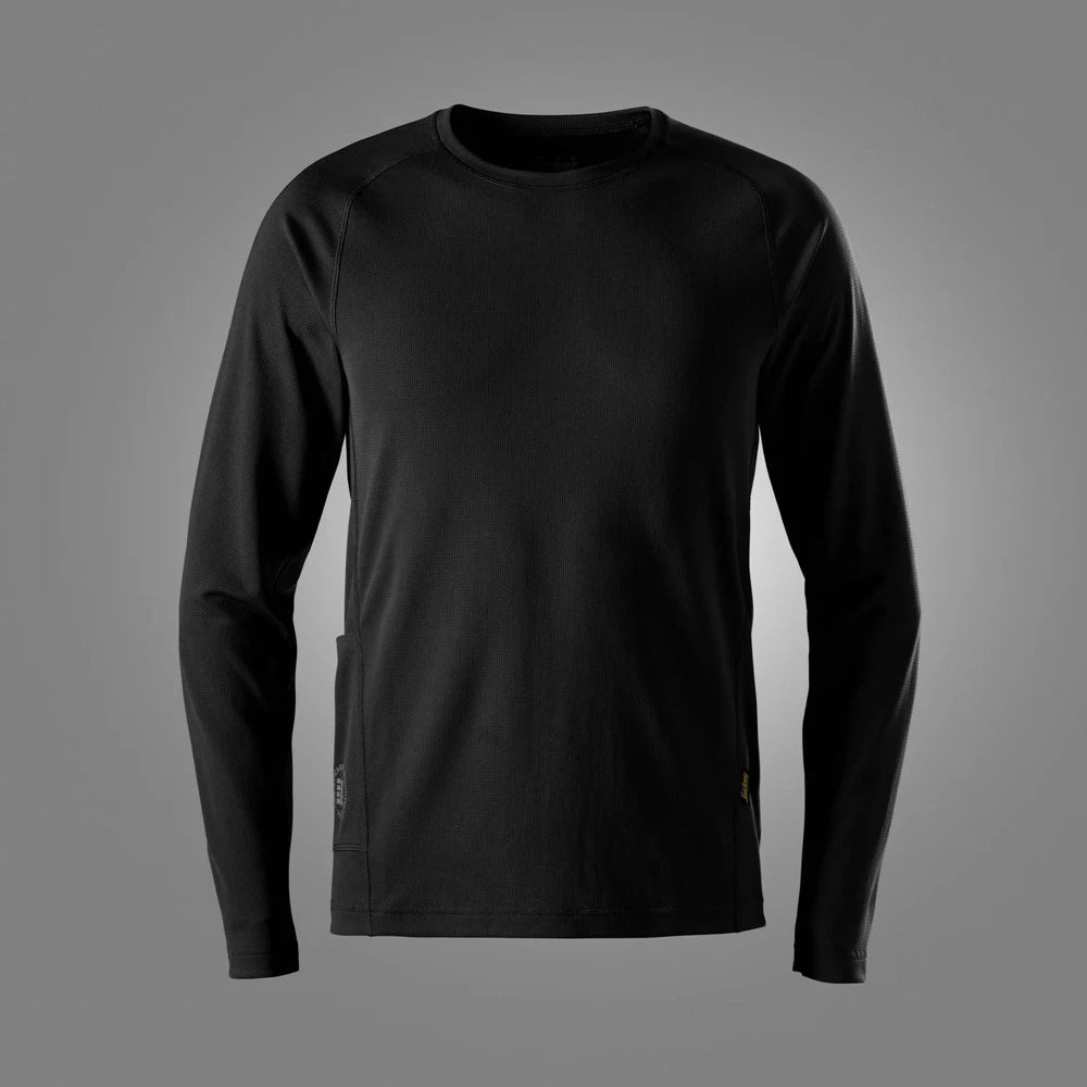 Snickers 2454 Stay Fresh Longsleeve T-Shirt 0400 Black