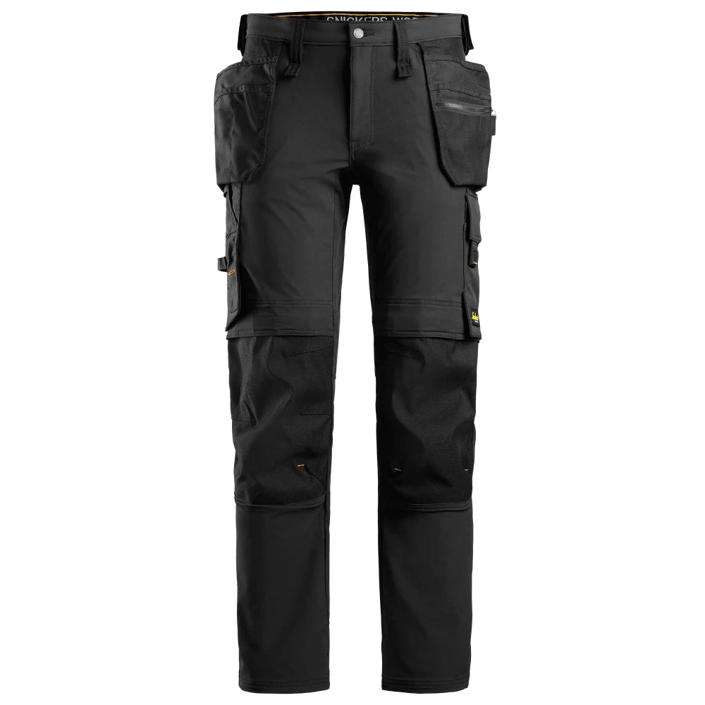 Snickers 6271 Allroundwork Full Stretch Werkbroek Met Holsterzakken 0404 Black Black