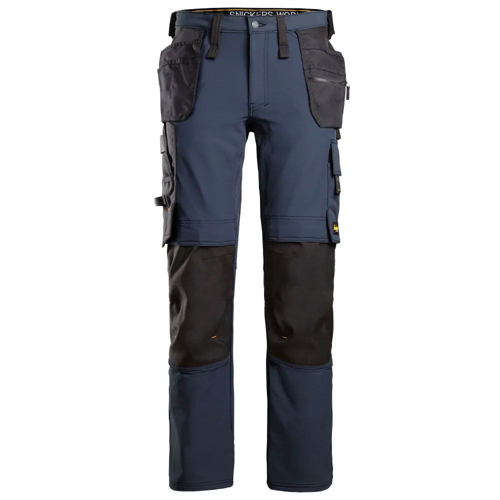 Snickers 6271 Allroundwork Full Stretch Werkbroek Met Holsterzakken 9504 Navy Black