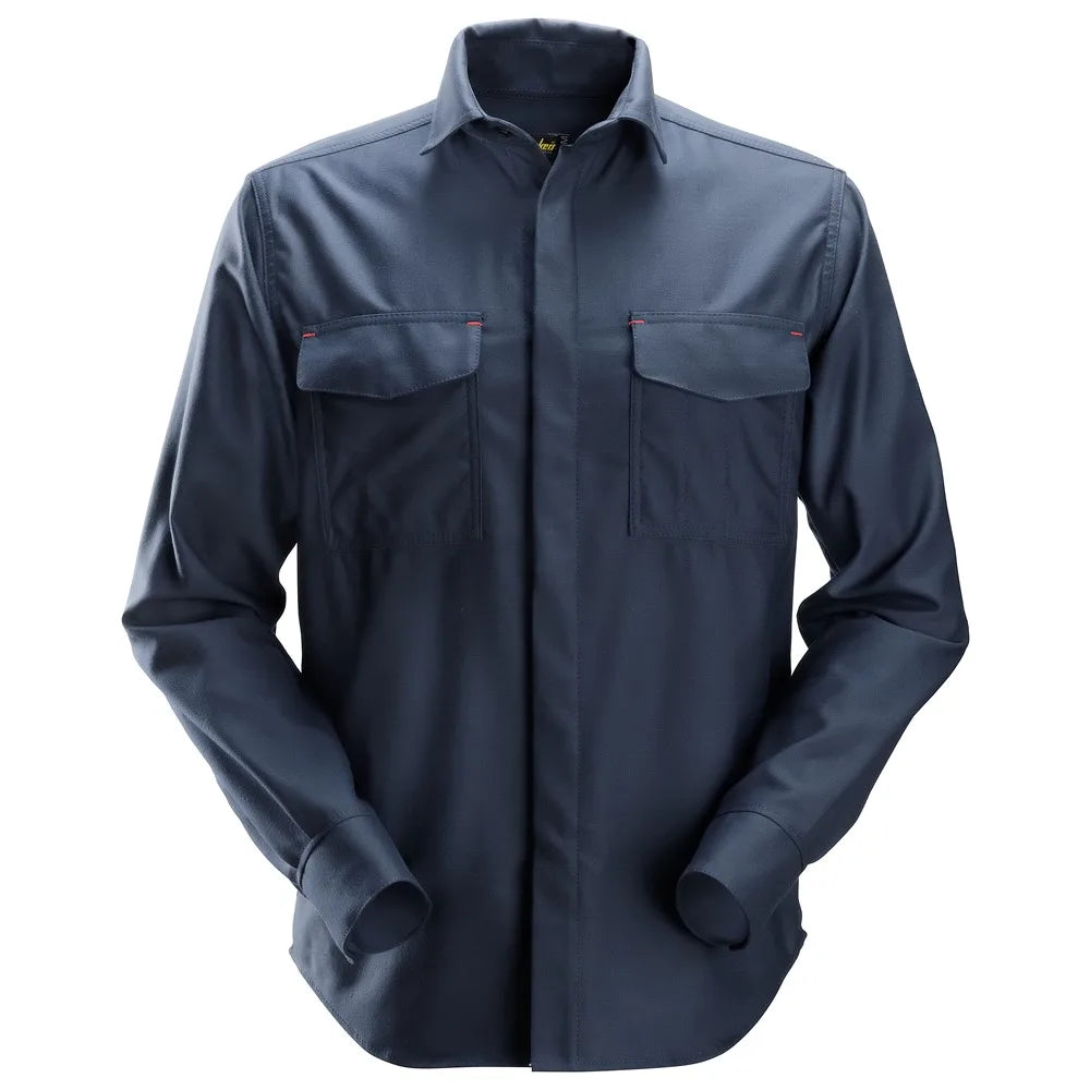 Snickers 8561 Protecwork Shirt Met Lange Mouwen 9500 Navy
