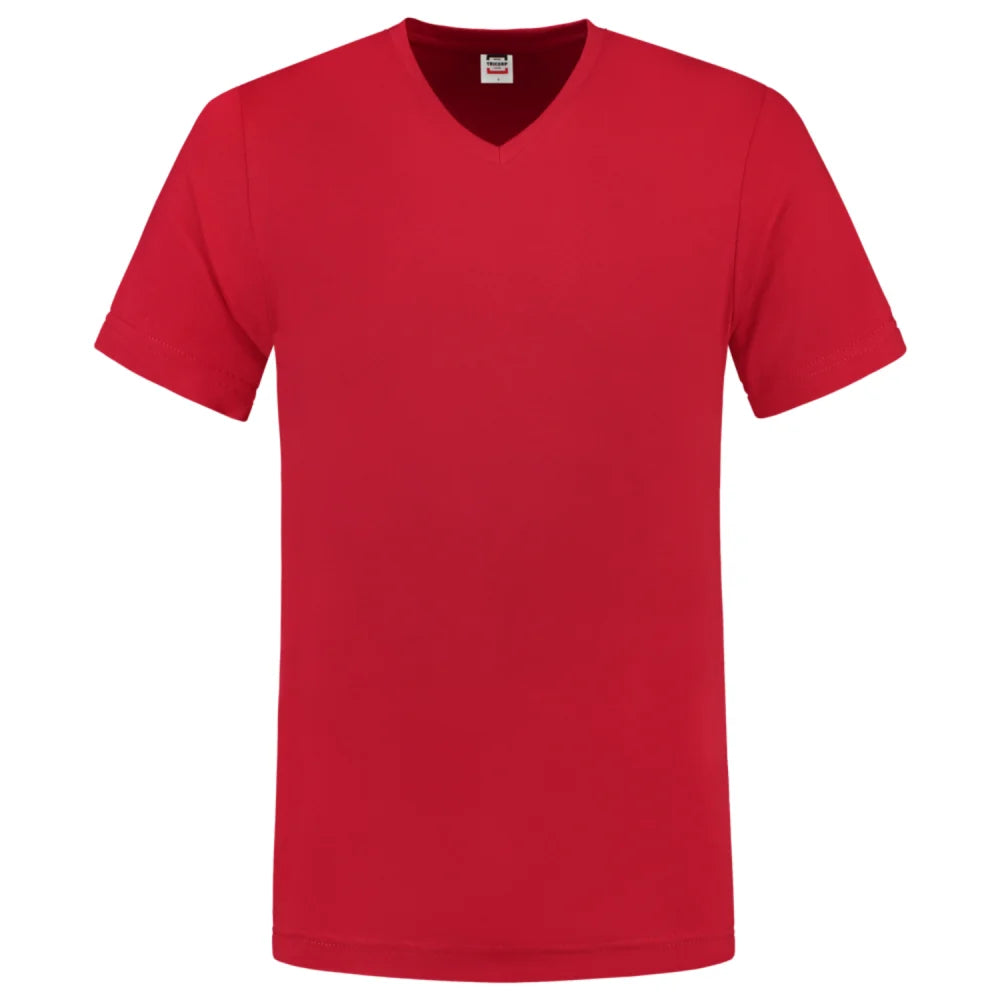 Tricorp 101005 T-Shirt V Hals Fitted Red