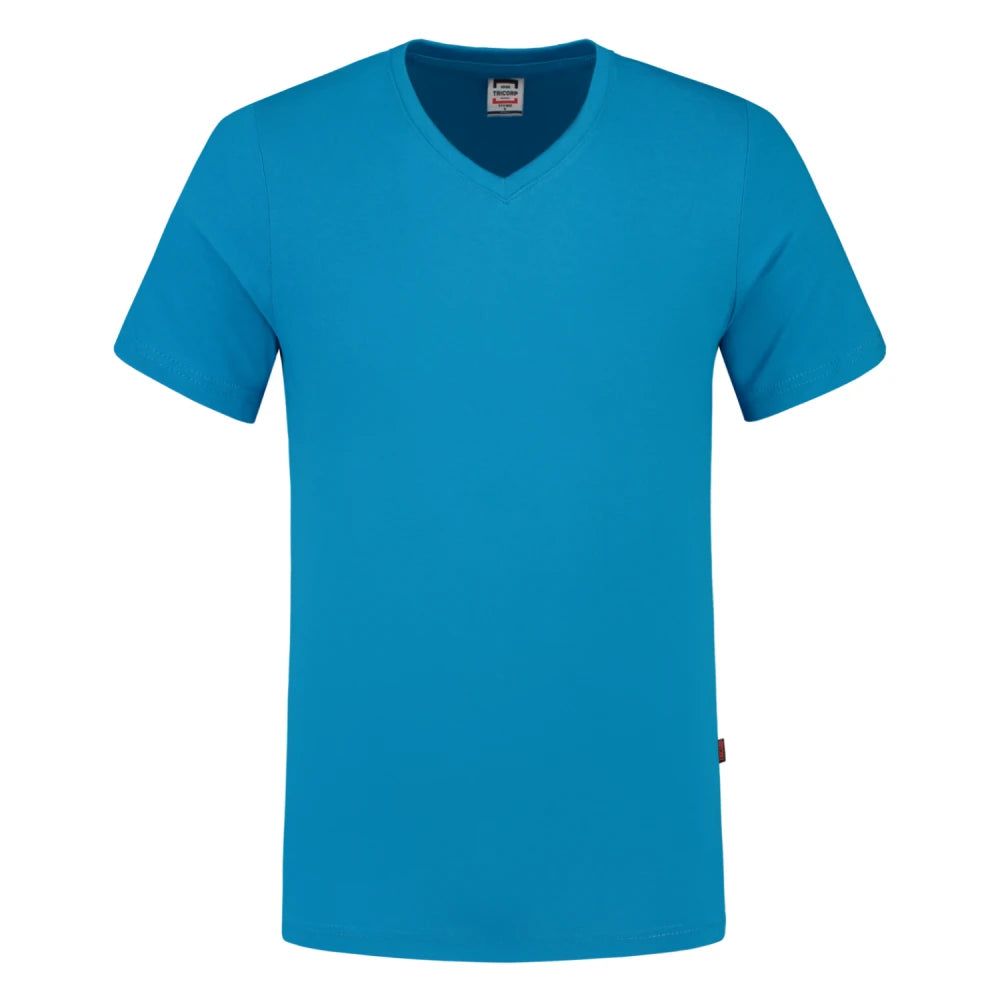 Tricorp 101005 T-Shirt V Hals Fitted Turquoise