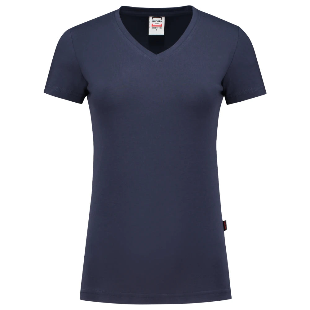 Tricorp 101008 T-Shirt V Hals Fitted Dames Ink