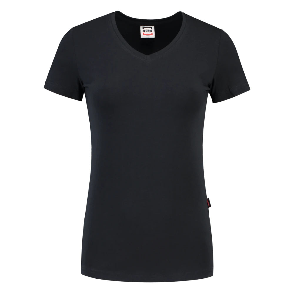 Tricorp 101008 T-Shirt V Hals Fitted Dames Navy