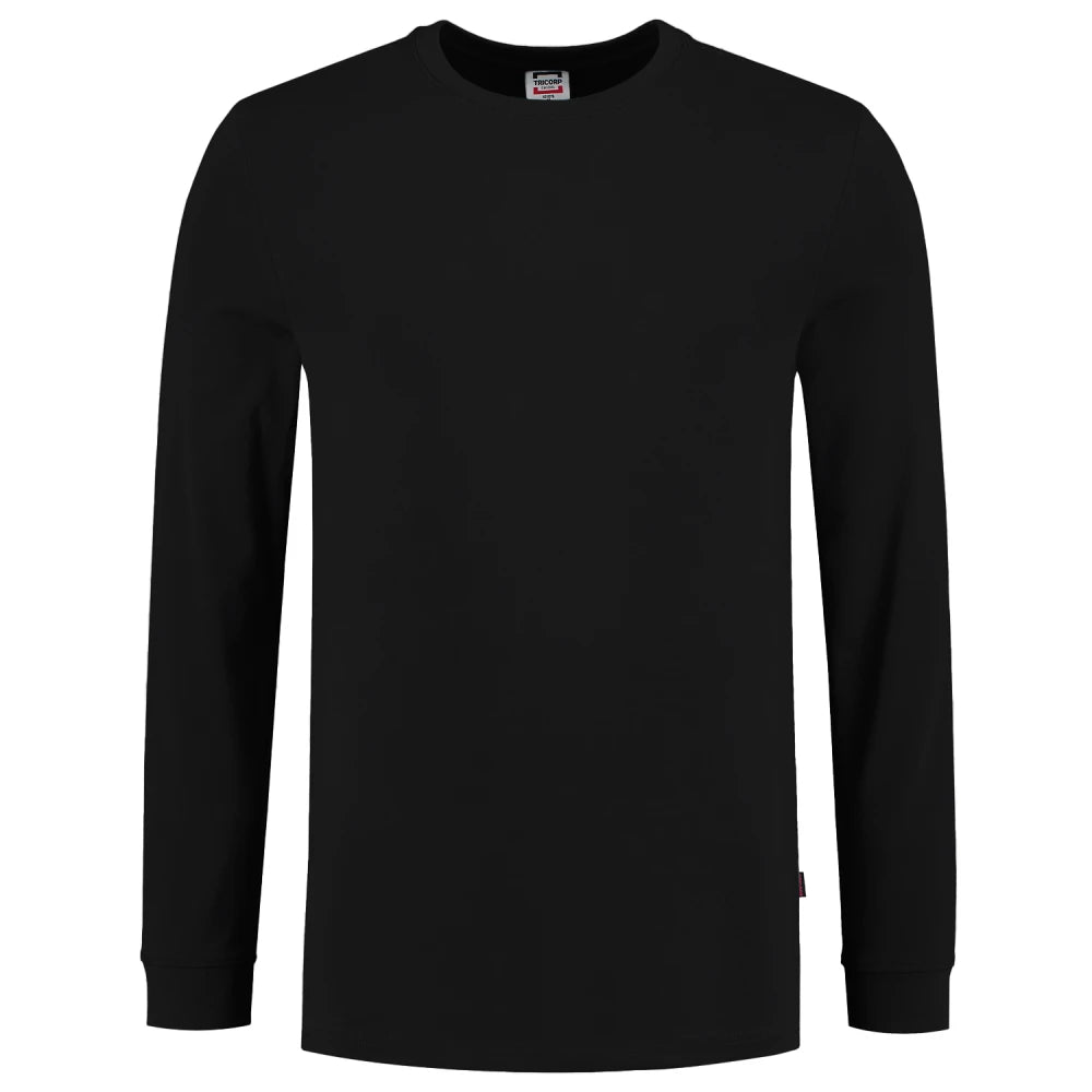 Tricorp 101015 T-Shirt Lange Mouw 60°C Wasbaar Black