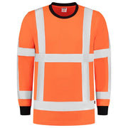 Tricorp 103002 T-Shirt Rws Birdseye Lange Mouw Fluor Orange