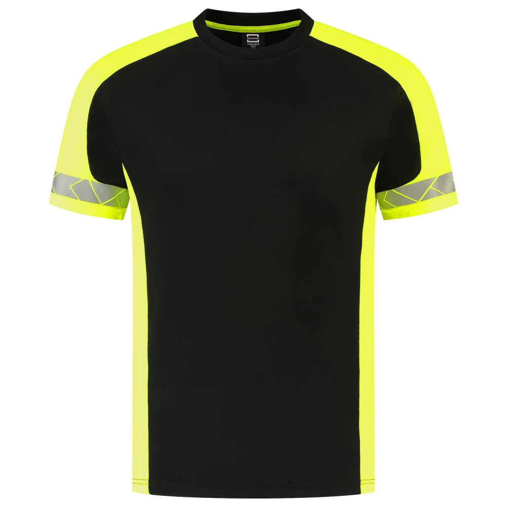 Tricorp 106104 T-Shirt Reflective Redefined Black Fluor Yellow