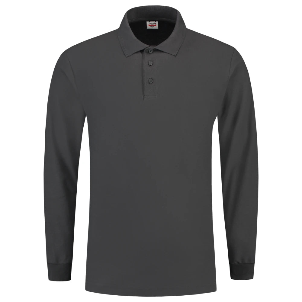 Tricorp 201009 Poloshirt Lange Mouw Dark Grey