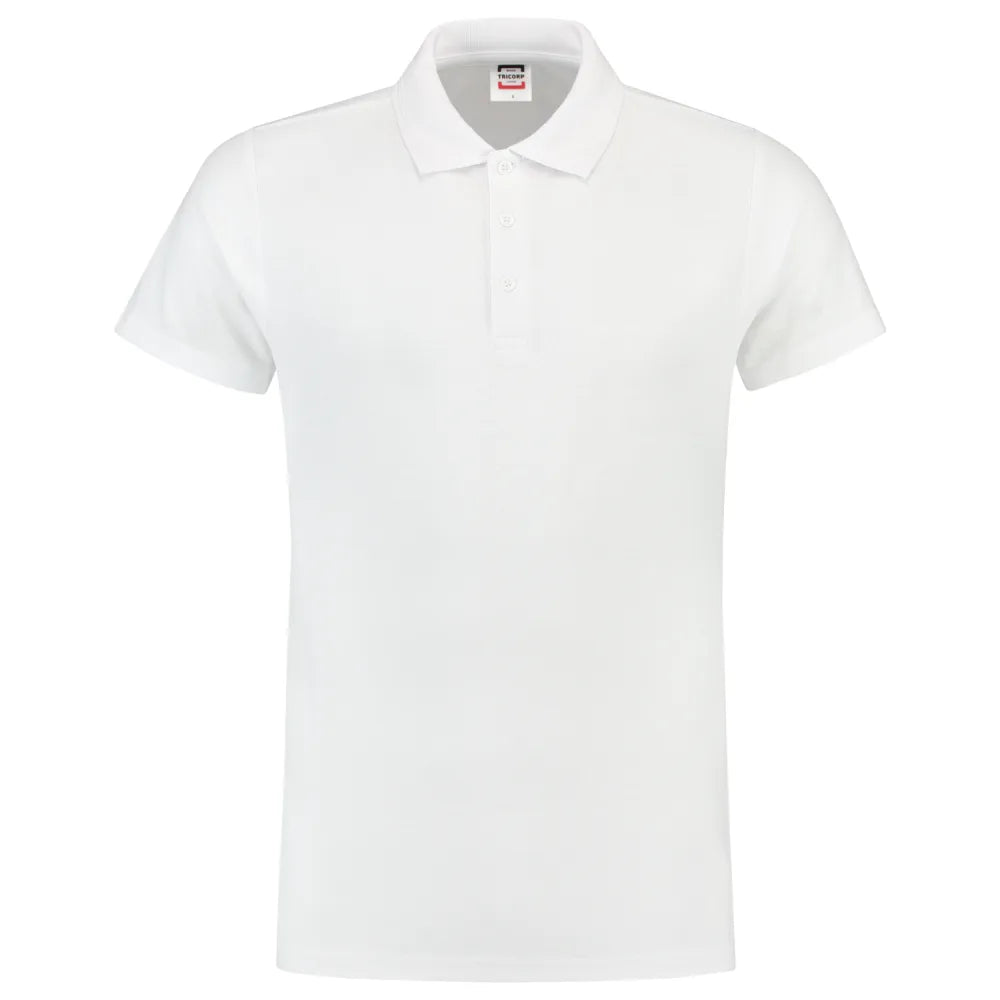 Tricorp 201016 Poloshirt Fitted 180 Gram Kids White