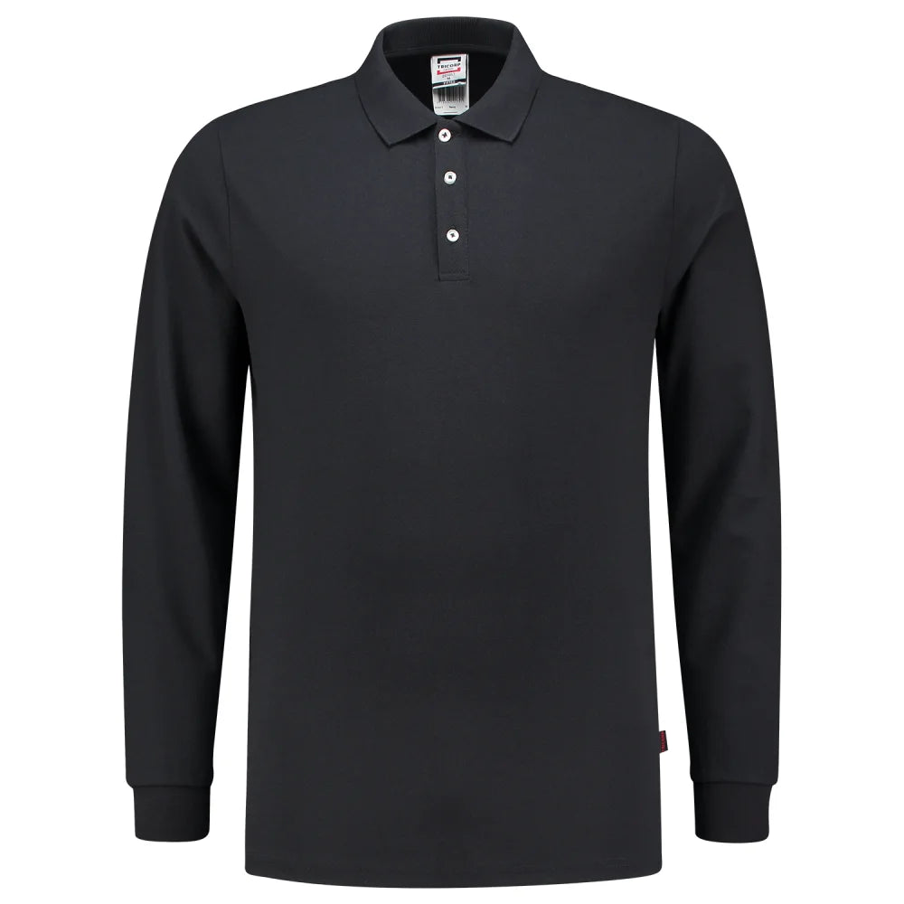 Tricorp 201017 Poloshirt Fitted 210 Gram Lange Mouw Navy