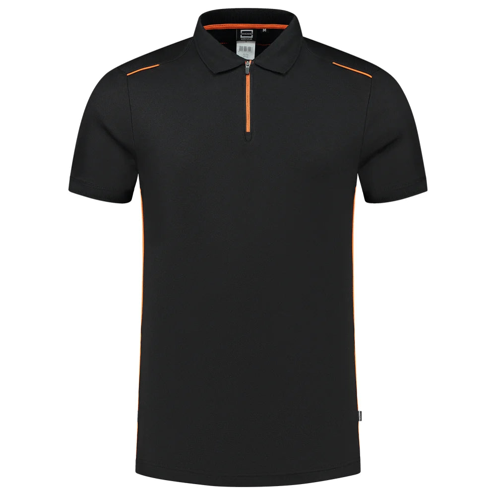 Tricorp 202703 Poloshirt Accent Black Orange