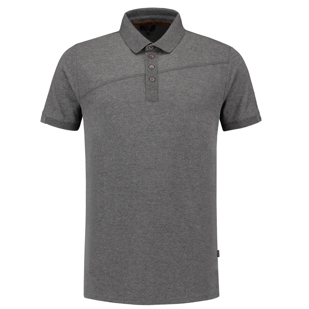 Tricorp 204002 Poloshirt Premium Naden Heren Stone Grey Mel