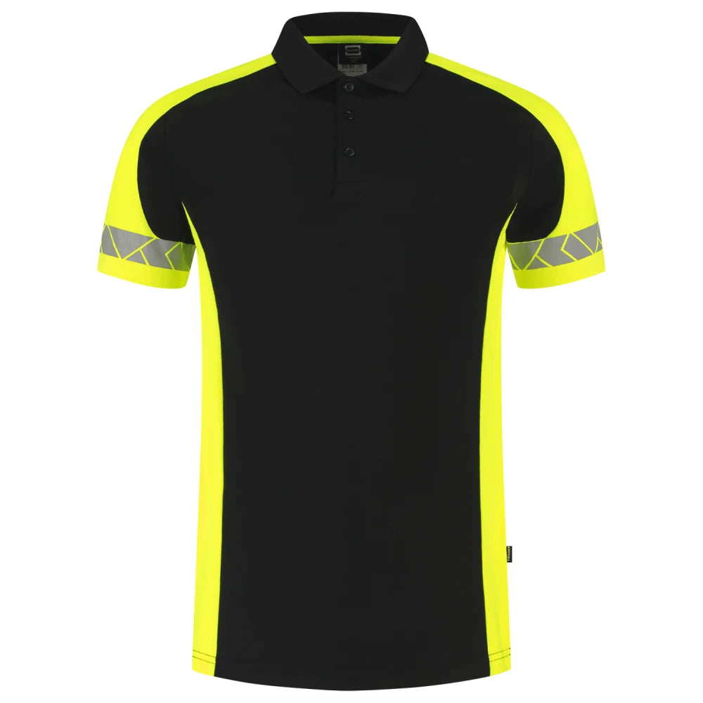 Tricorp 206104 Poloshirt Reflective Redefined Black Fluor Yellow
