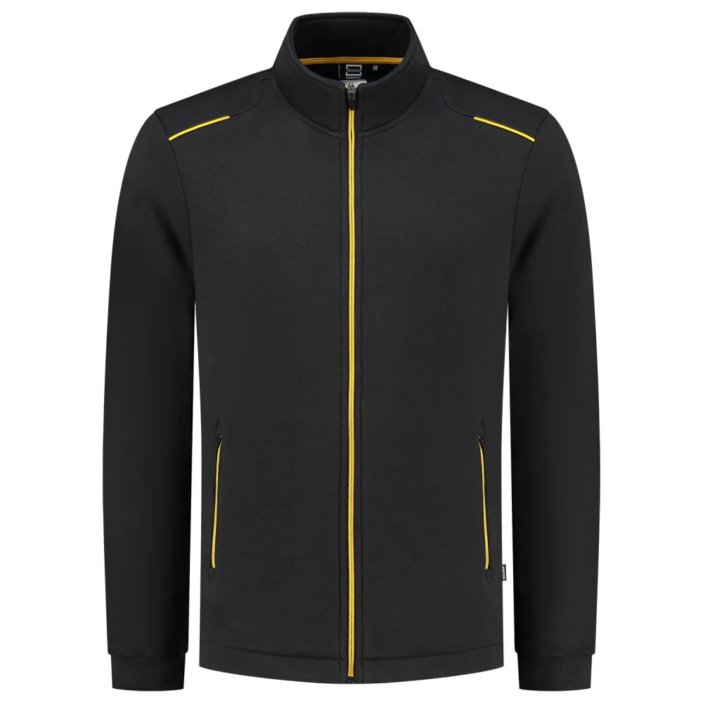 Tricorp 302702 Sweatvest Accent Black Yellow