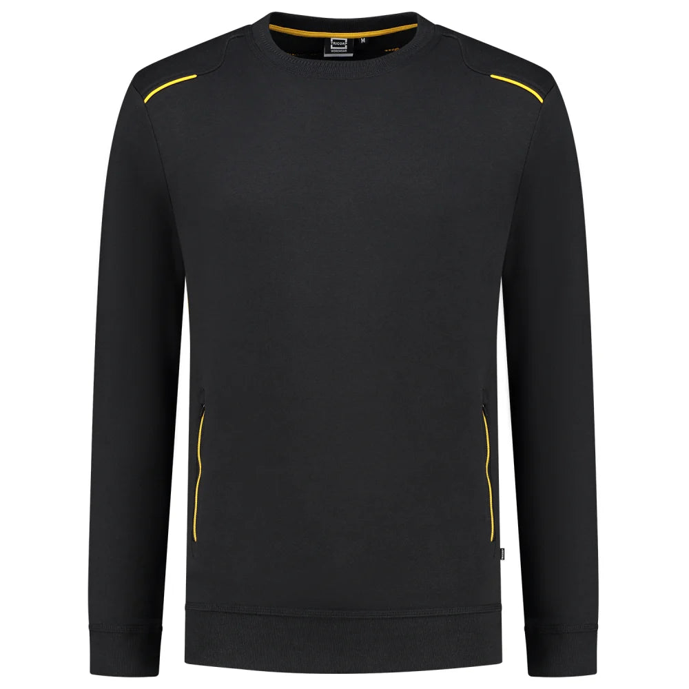 Tricorp 302703 Sweater Accent Black Yellow
