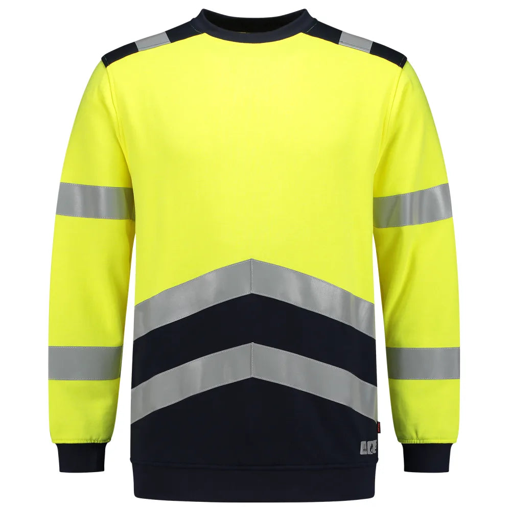 Tricorp 303002 Sweater Multinorm Bicolor Fluor Yellow Ink