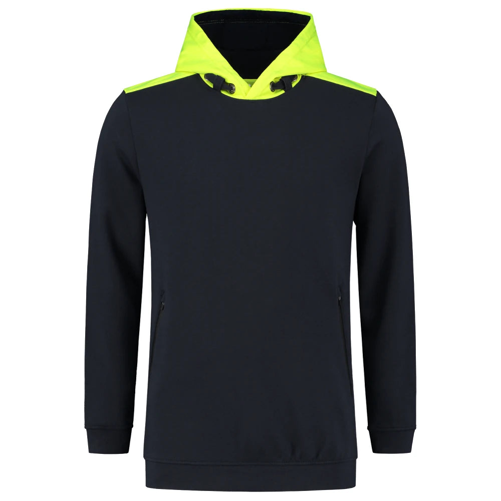 Tricorp 303005 Sweater High Vis Capuchon Ink Fluor Yellow