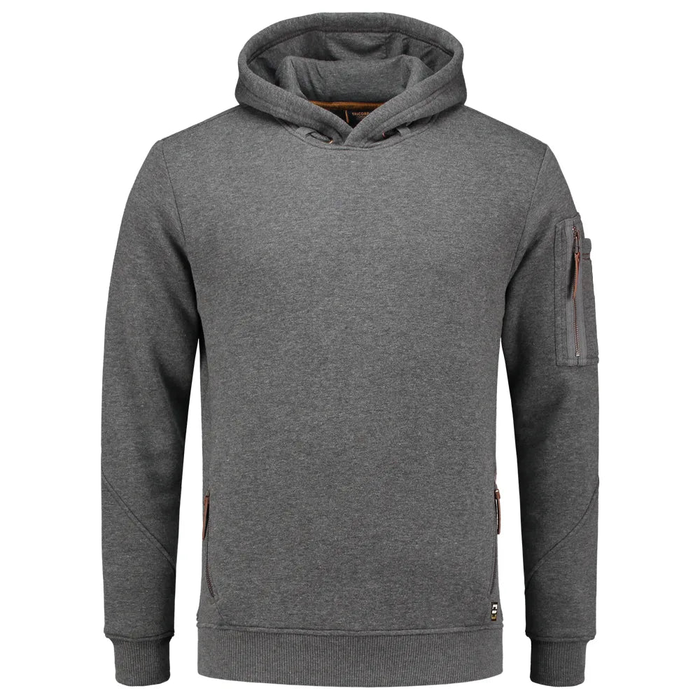 Tricorp 304001 Sweater Premium Capuchon Stone Grey Mel