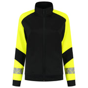 Tricorp 306115 Sweatvest Reflective Redefined Dames Black Fluor Yellow