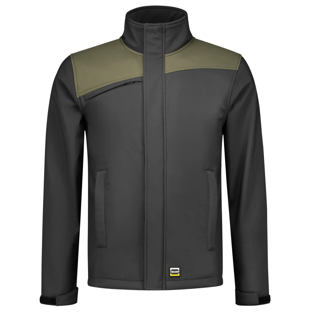 Tricorp 402021 Softshell Bicolor Naden Dark Grey Army