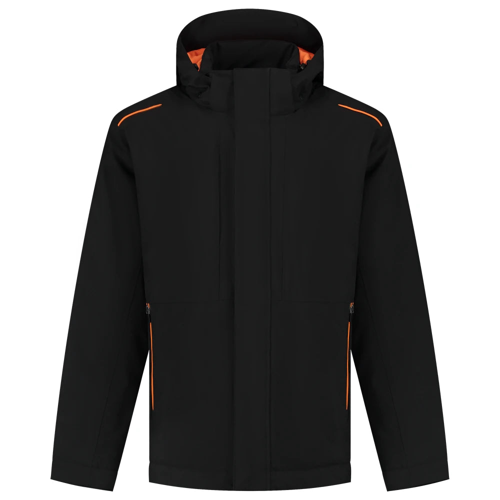 Tricorp 402703 Winter Tech Shell Accent Black Orange