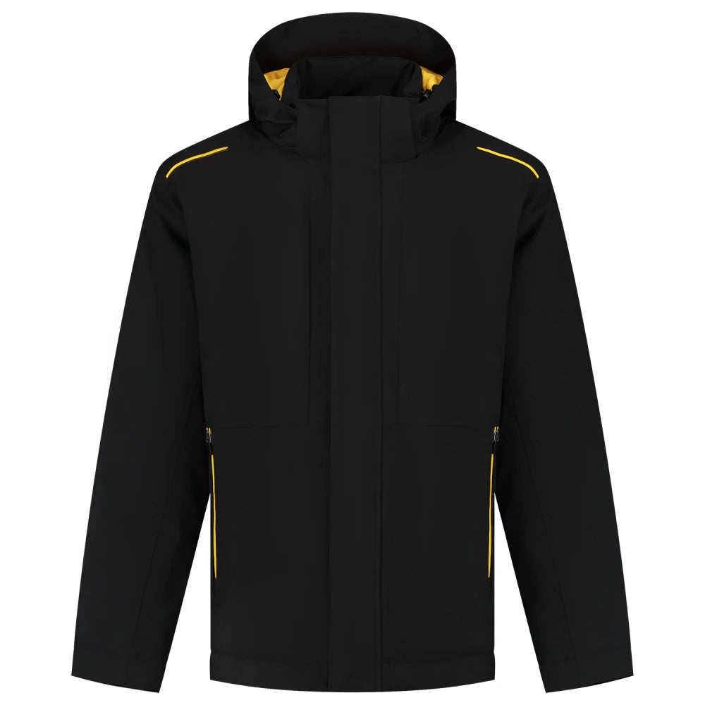 Tricorp 402703 Winter Tech Shell Accent Black Yellow